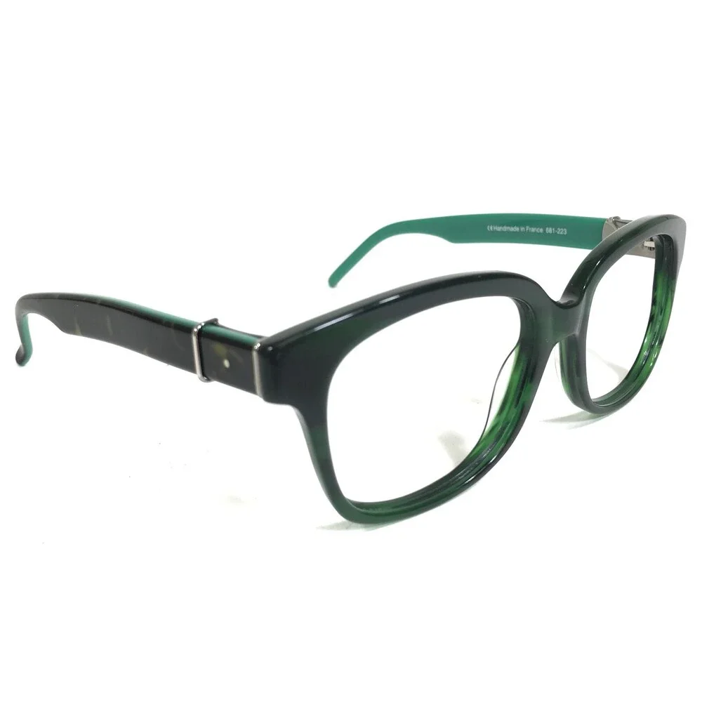 Robert Marc Eyeglasses Frames 681-223 Green Tortoise Square Thick Rim 50-17-135